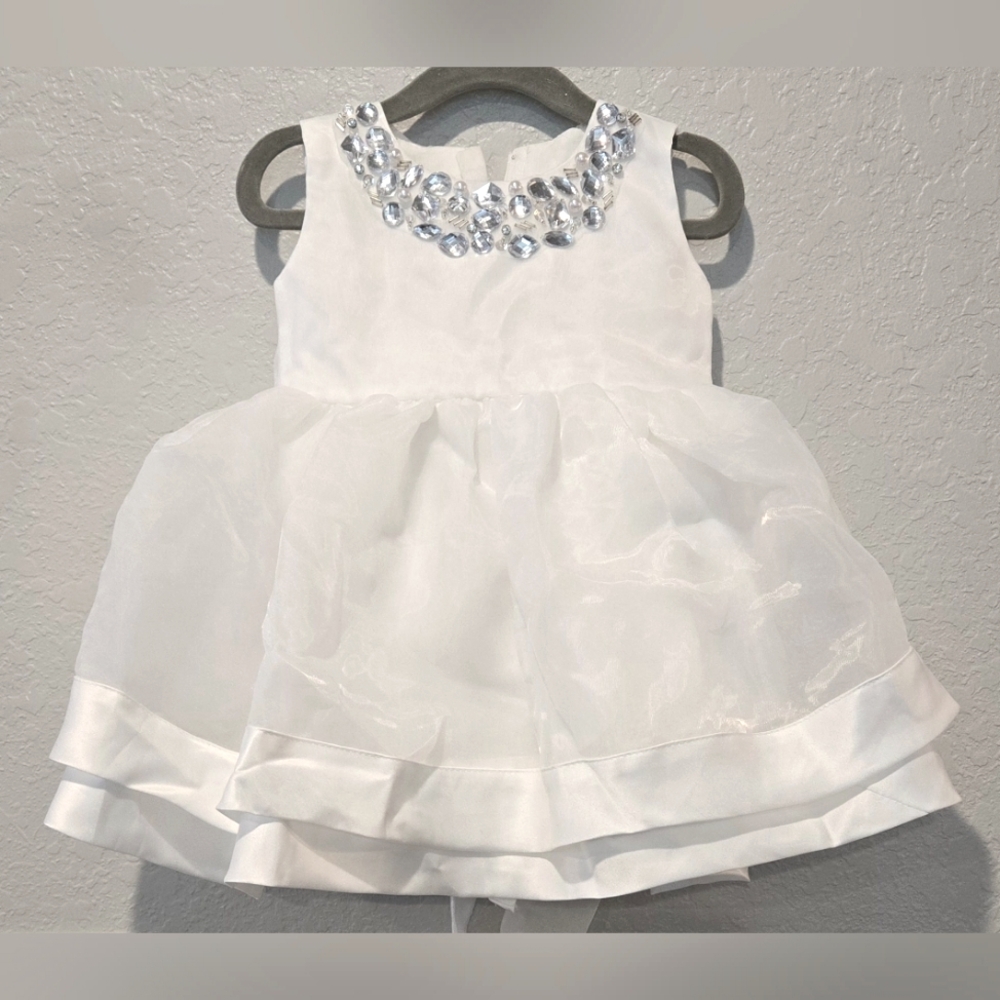 White Formal Dress - 12m-18m